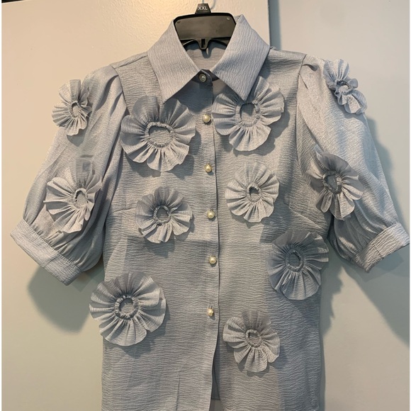 Gray Blouse - Picture 3 of 5